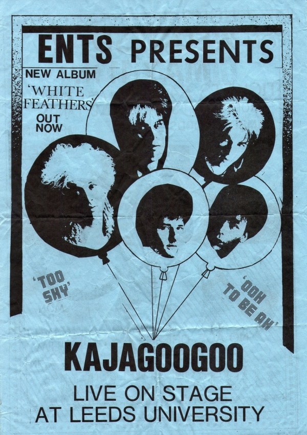 Kajagoogoo Leeds Tour Flyer