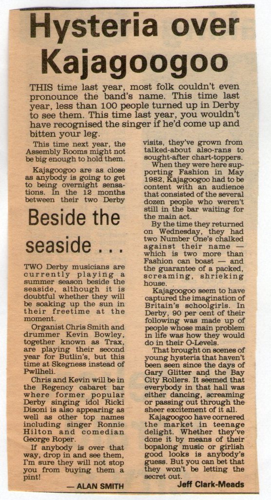 Kajagoogoo Review 1983