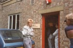 Jez, outside Gimpy Dak Records,&nbsp;1984